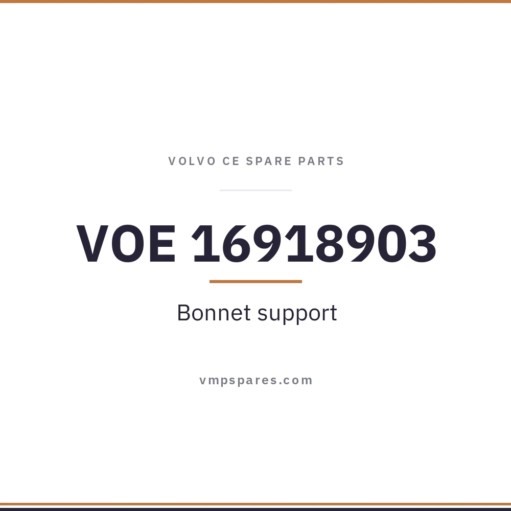 VOE 16918903 – Bonnet support
