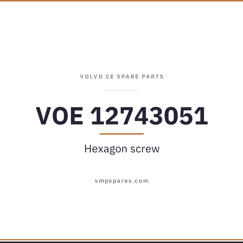 VOE 12743051 – Hexagon screw