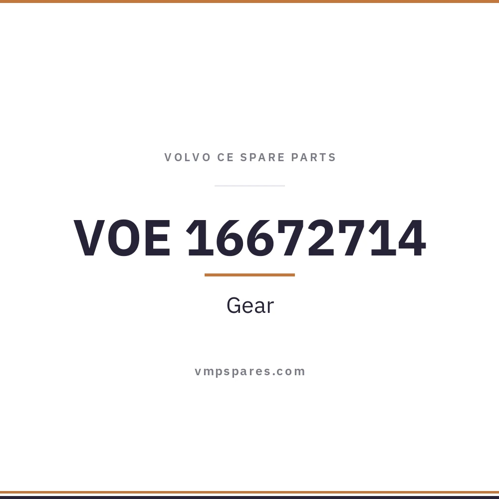 VOE 16672714 – Gear