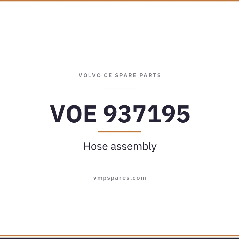 VOE 937195 – Hose assembly