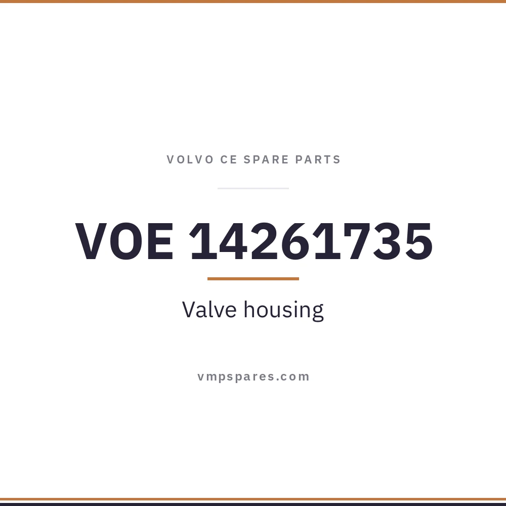 VOE 14261735 – Valve housing