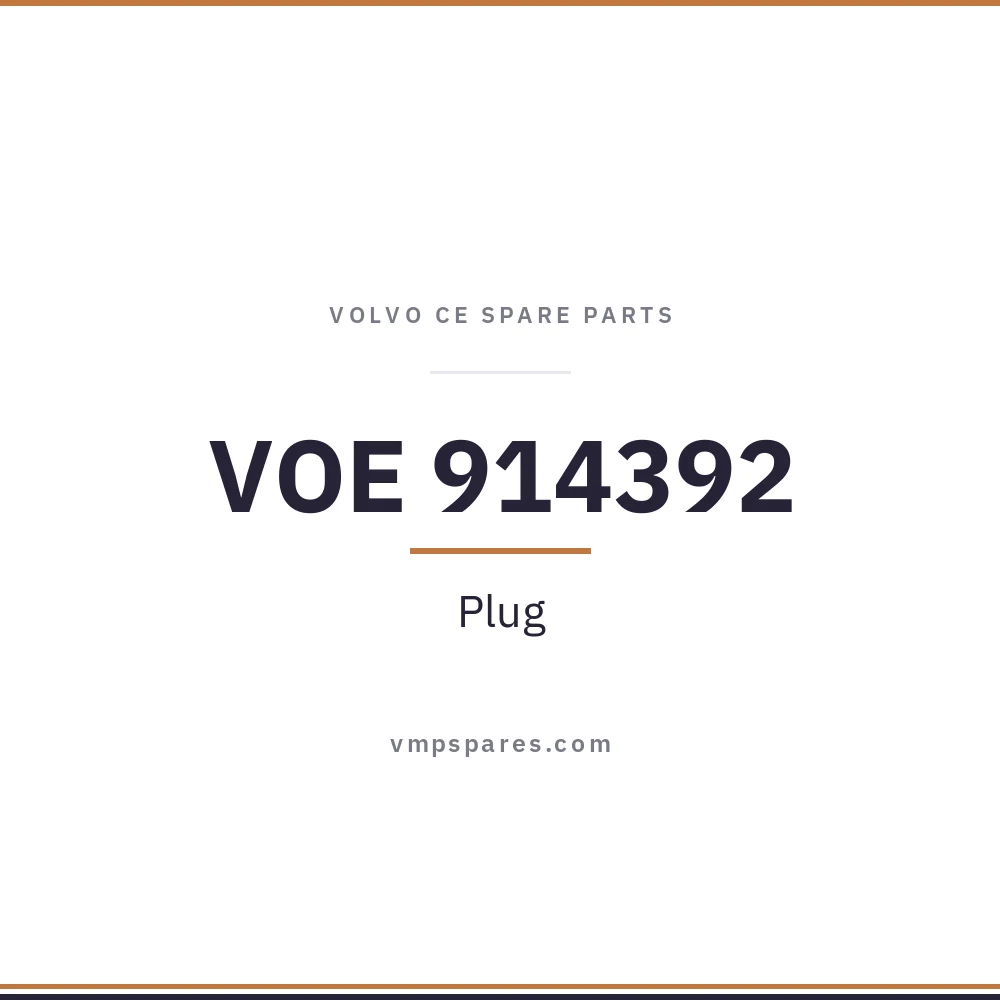 VOE 914392 – Plug