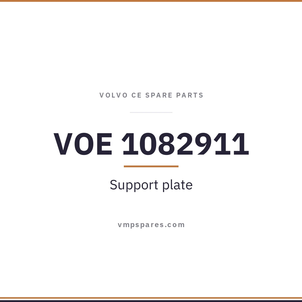VOE 1082911 – Support plate