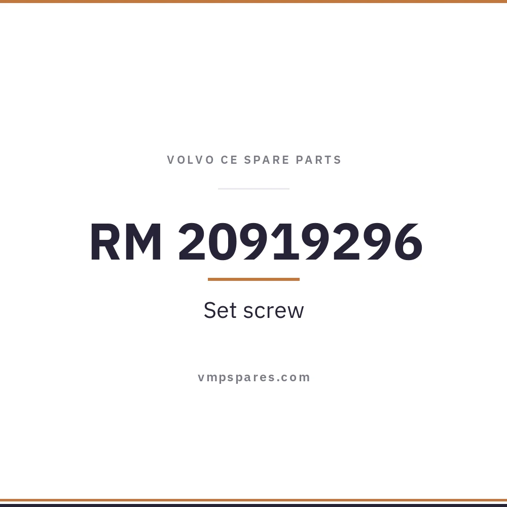 RM 20919296 – Set screw