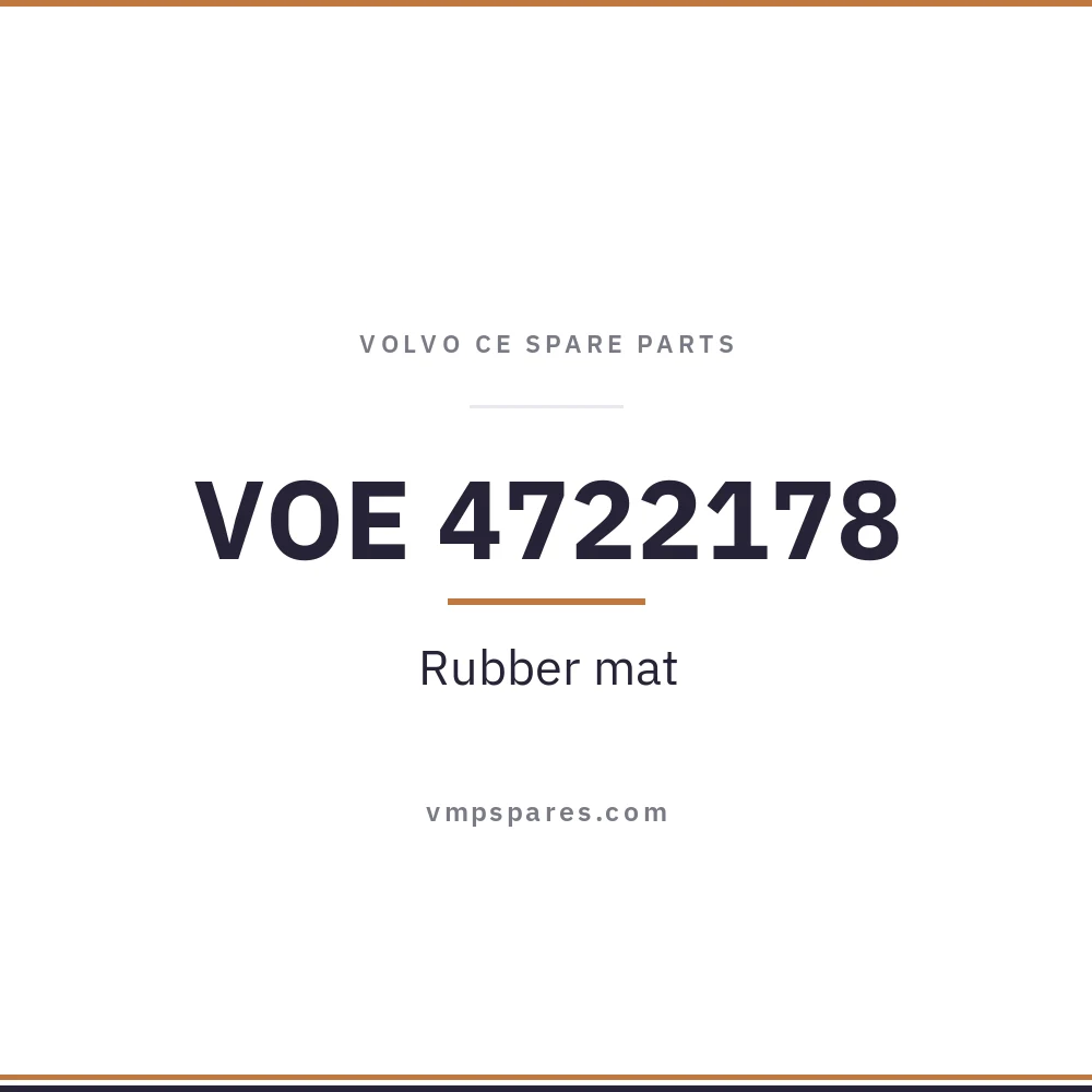 VOE 4722178 – Rubber mat