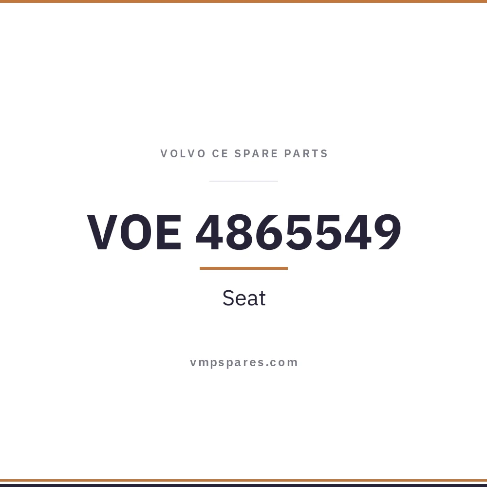 VOE 4865549 – Seat