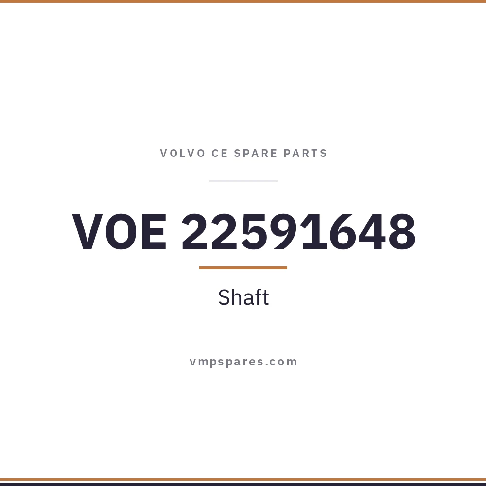 VOE 22591648 – Shaft