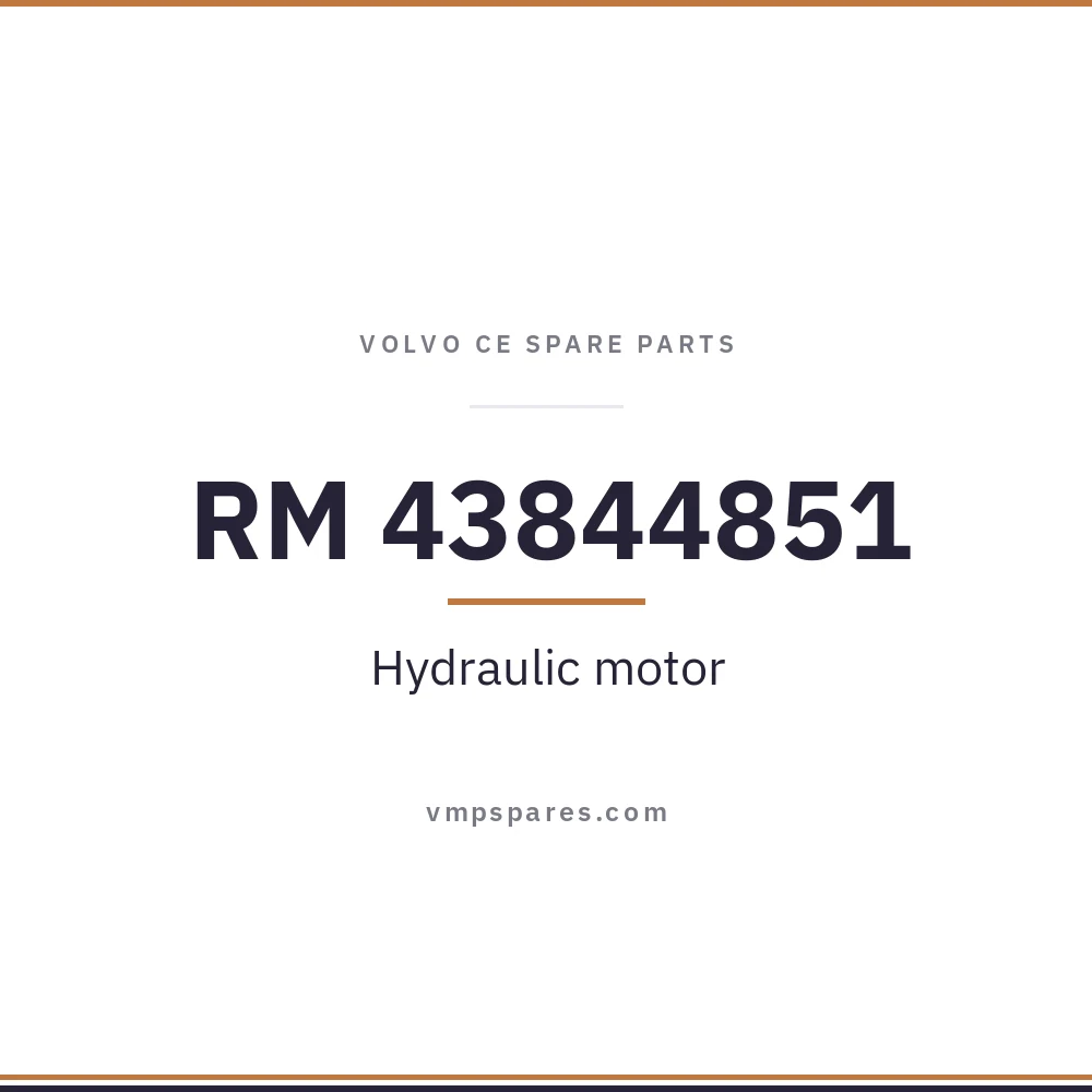RM 43844851 – Hydraulic motor