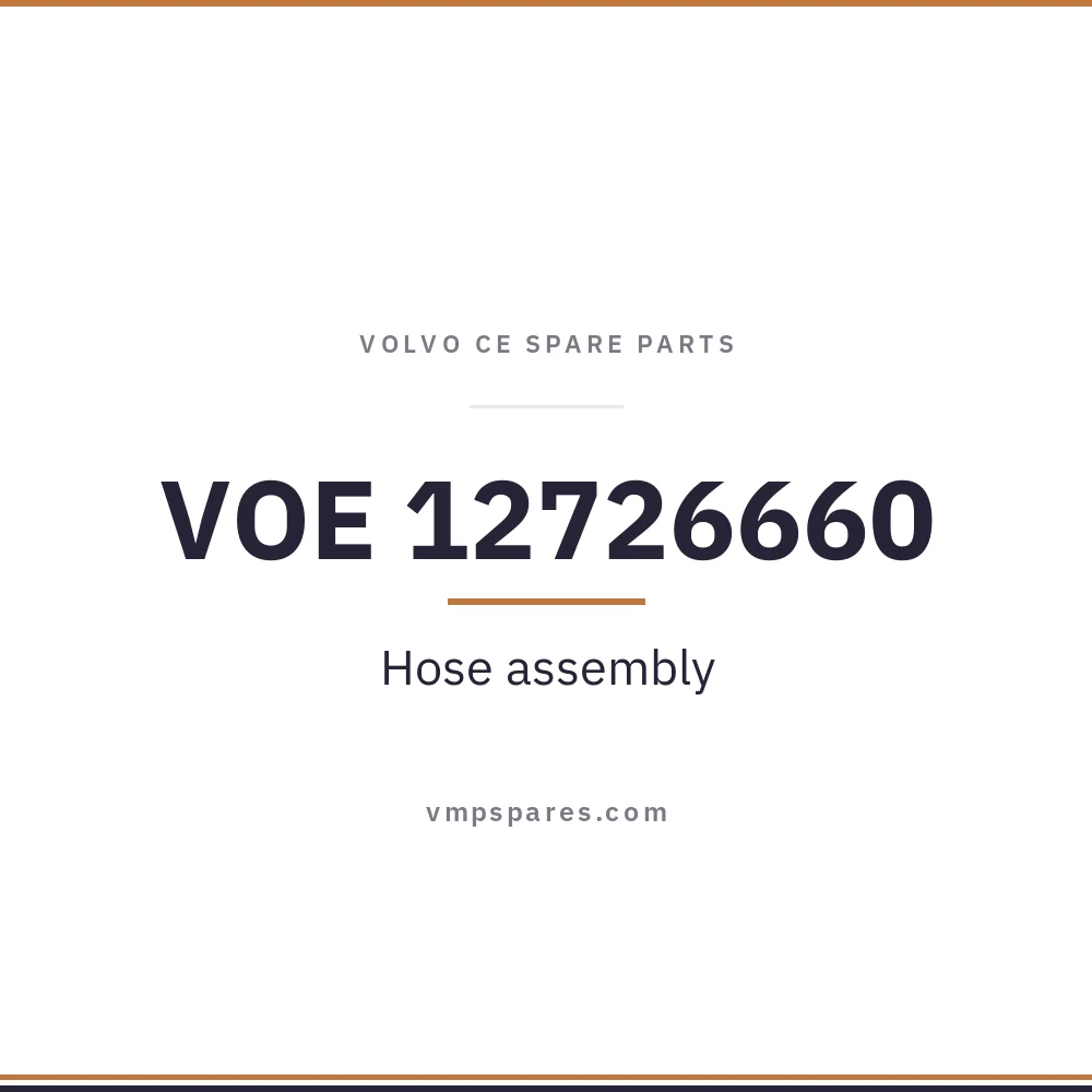 VOE 12726660 – Hose assembly