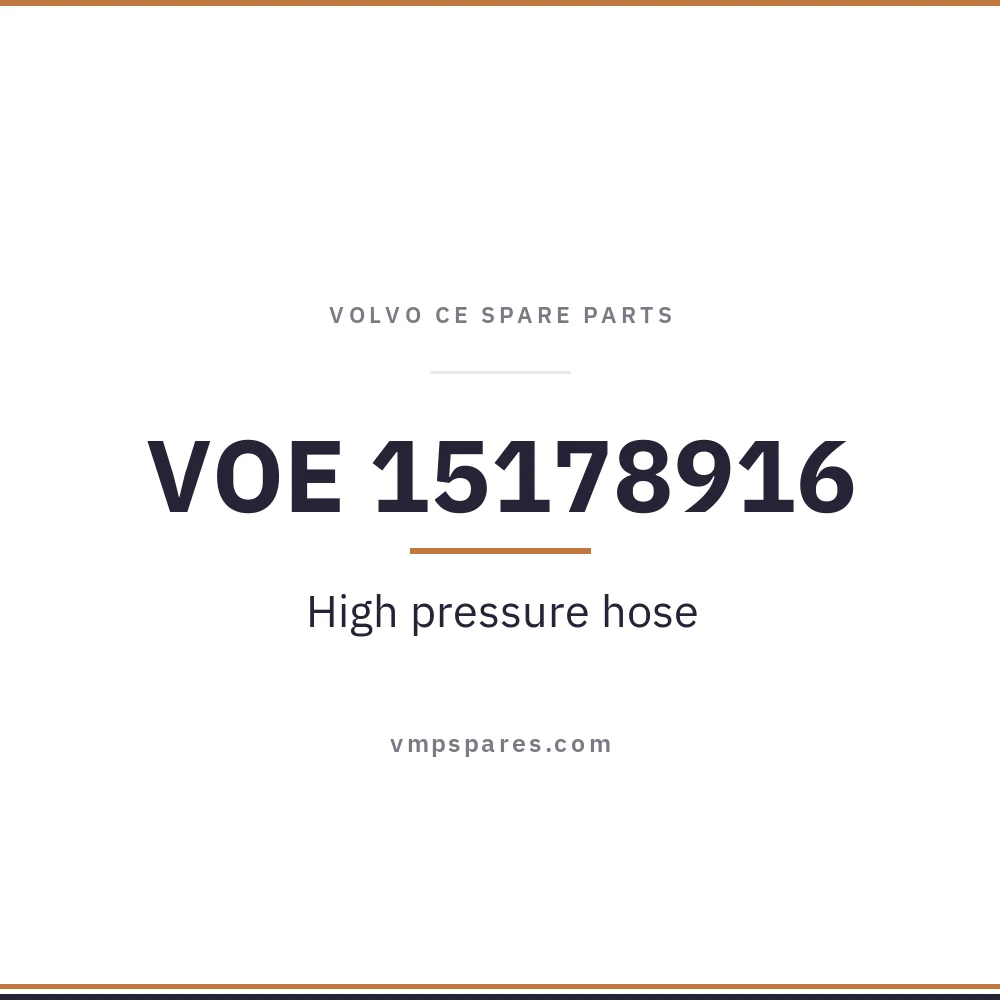 VOE 15178916 – High pressure hose