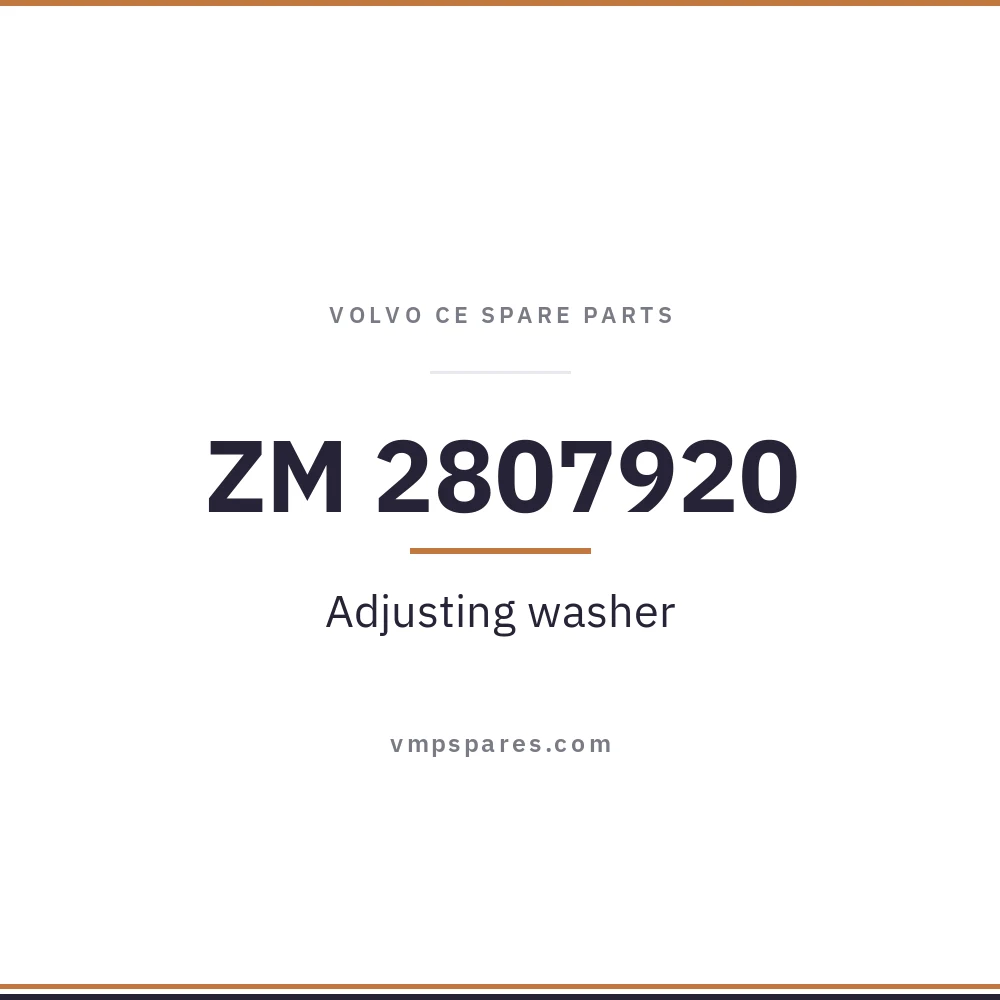 ZM 2807920 – Adjusting washer