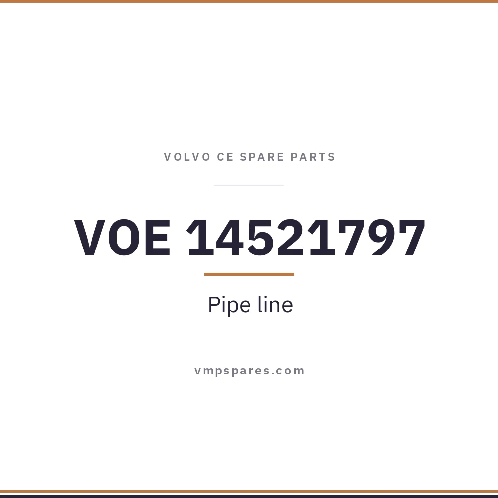 VOE 14521797 – Pipe line