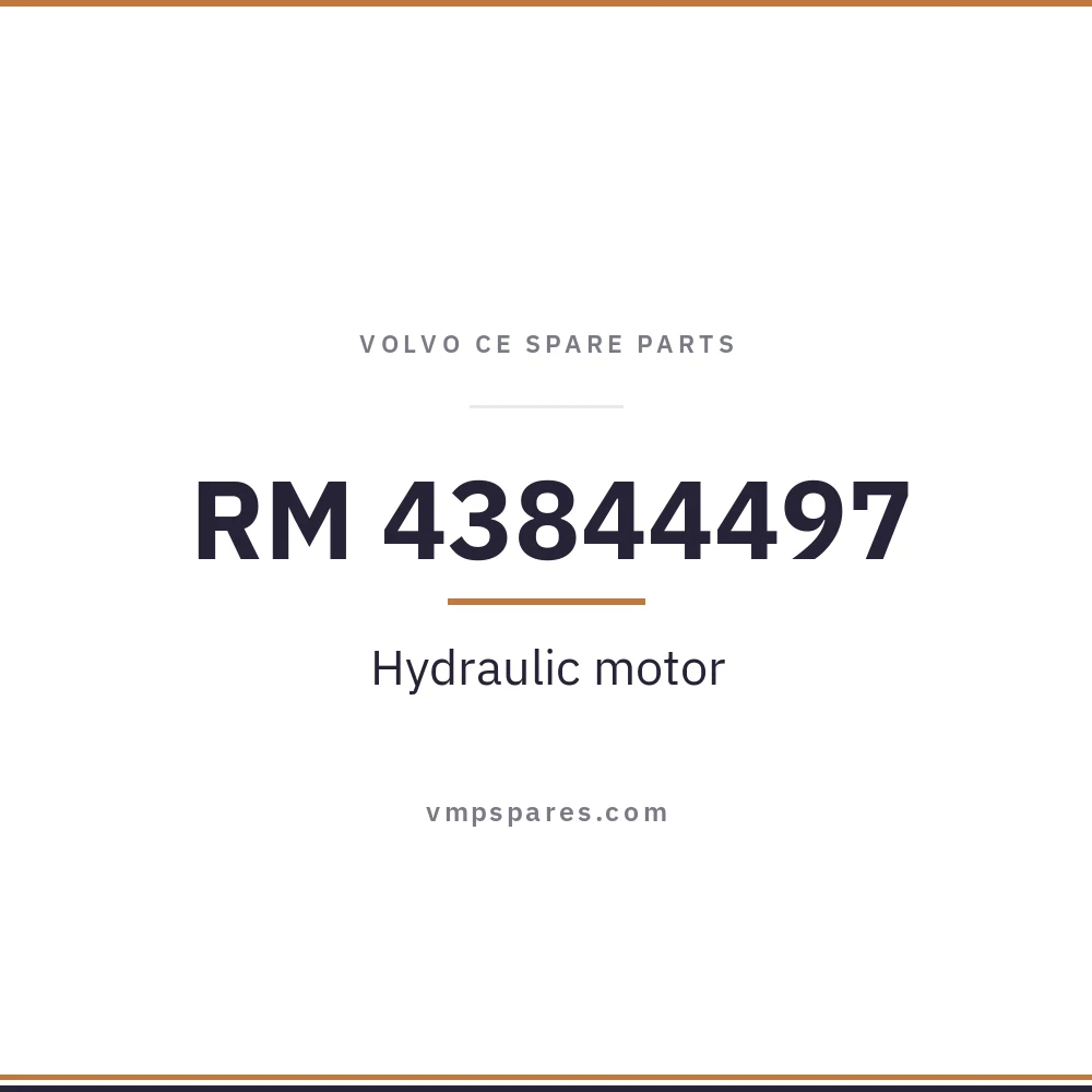 RM 43844497 – Hydraulic motor
