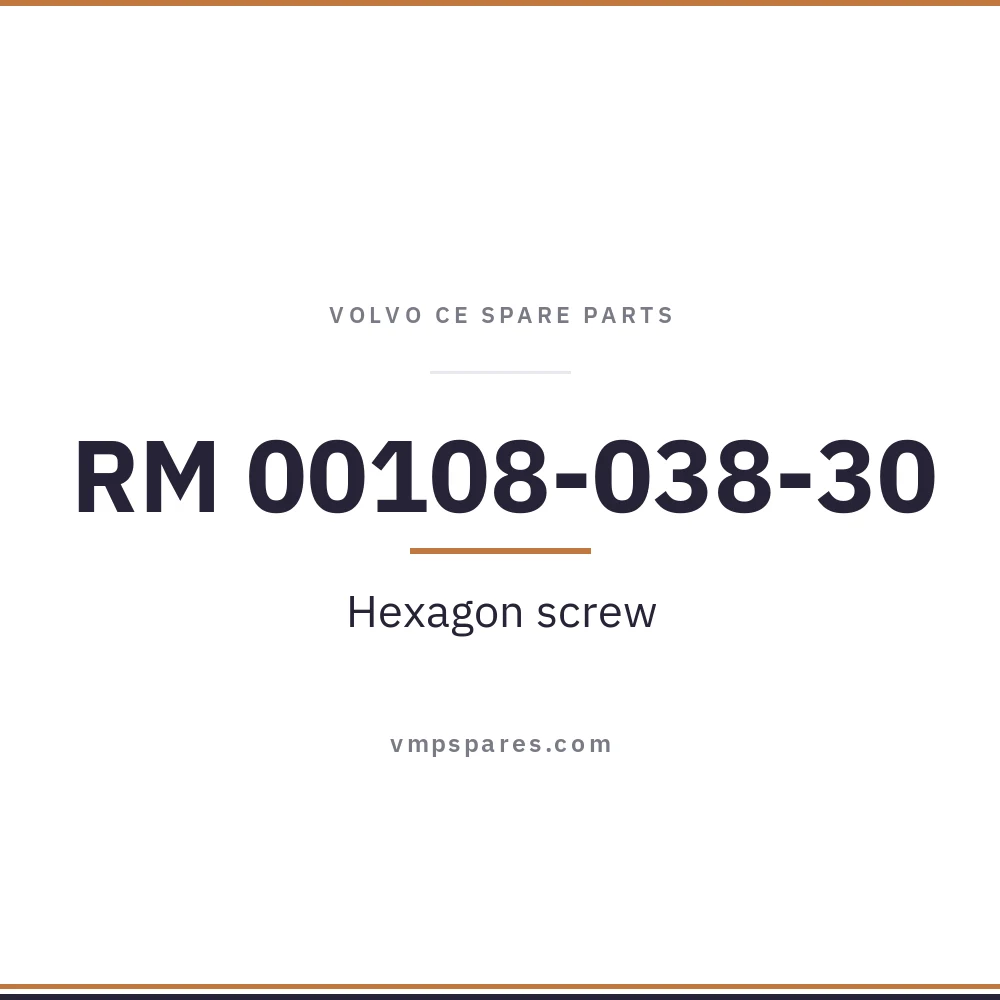 RM 00108-038-30 – Hexagon screw