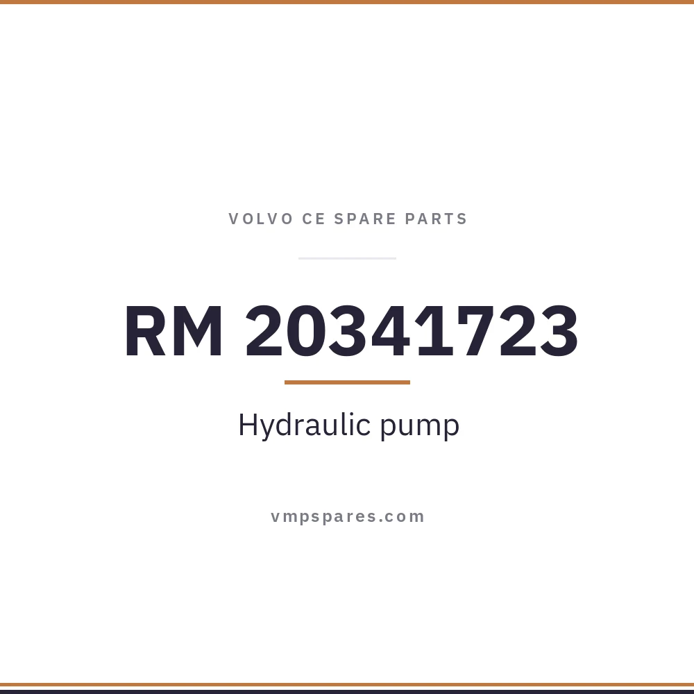 RM 20341723 – Hydraulic pump