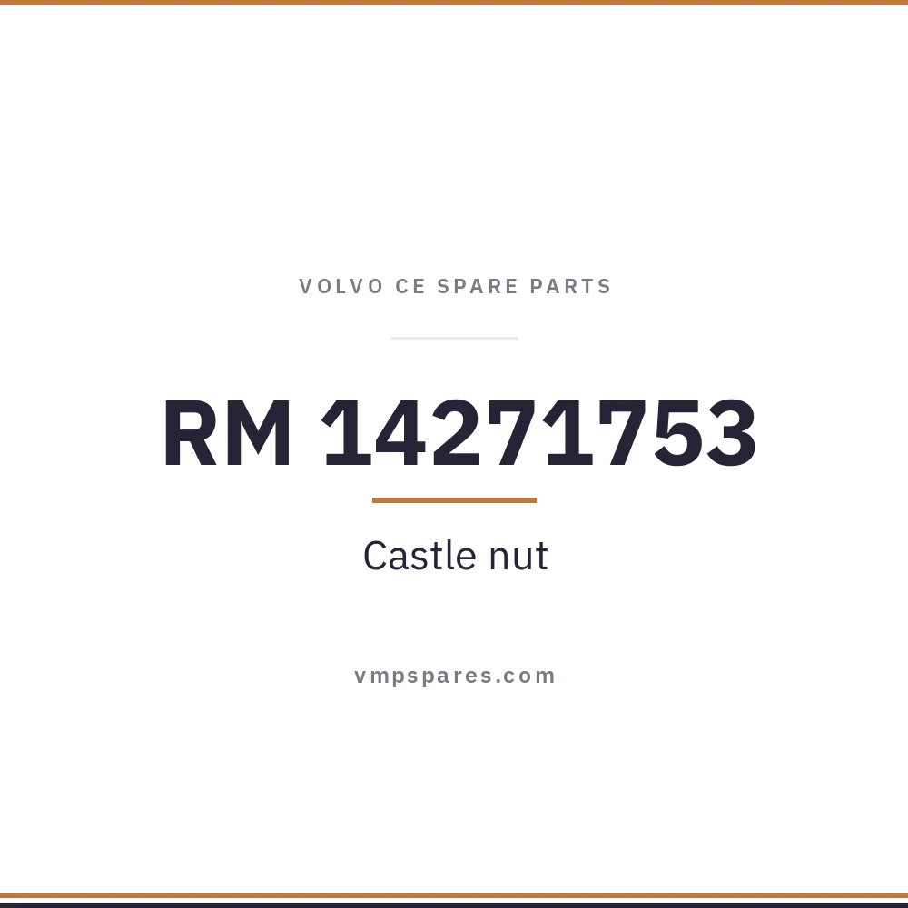 RM 14271753 – Castle nut
