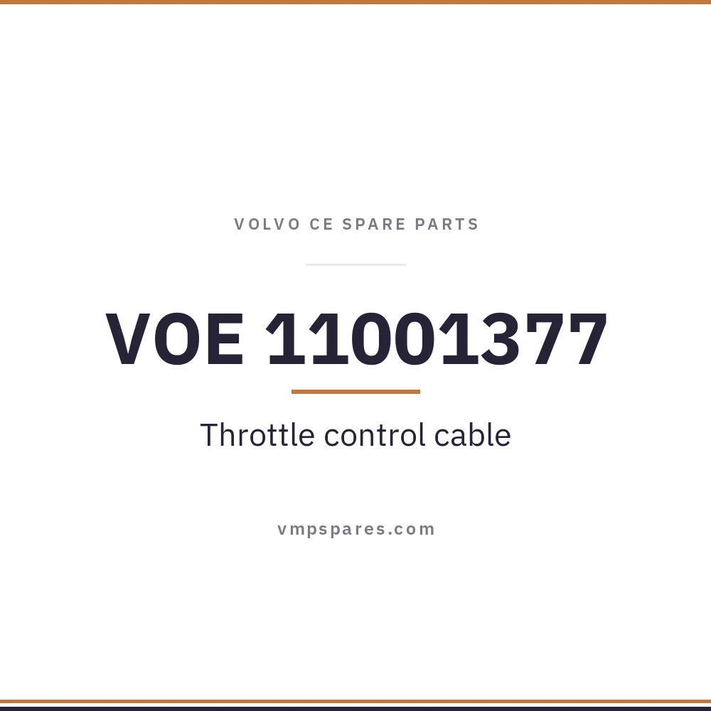 VOE 11001377 – Throttle control cable