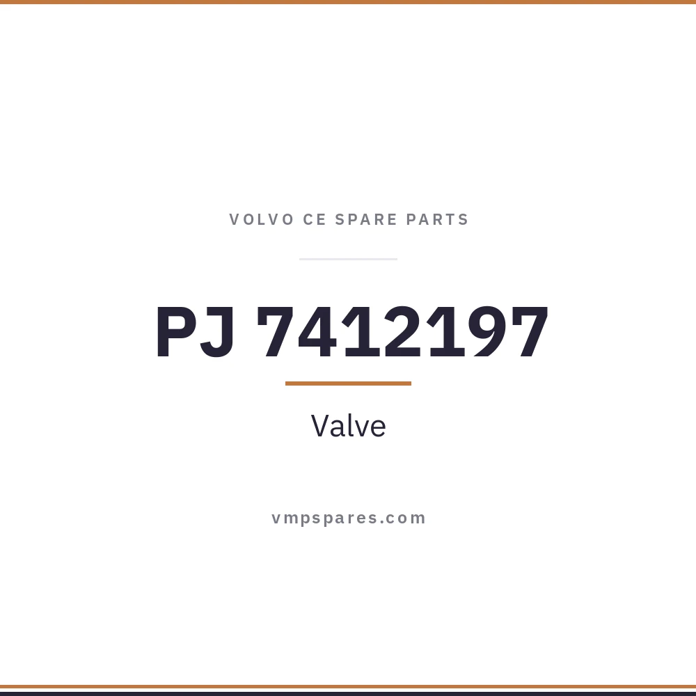 PJ 7412197 – Valve