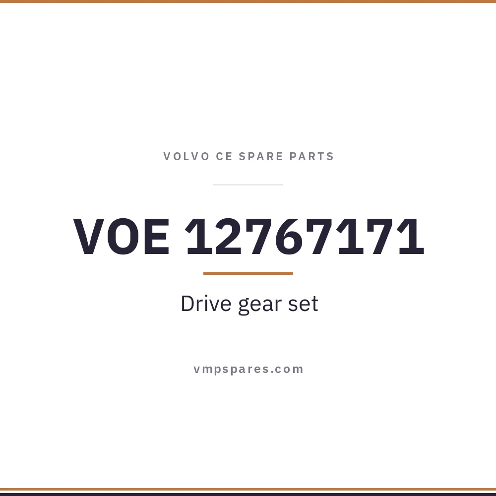 VOE 12767171 – Drive gear set