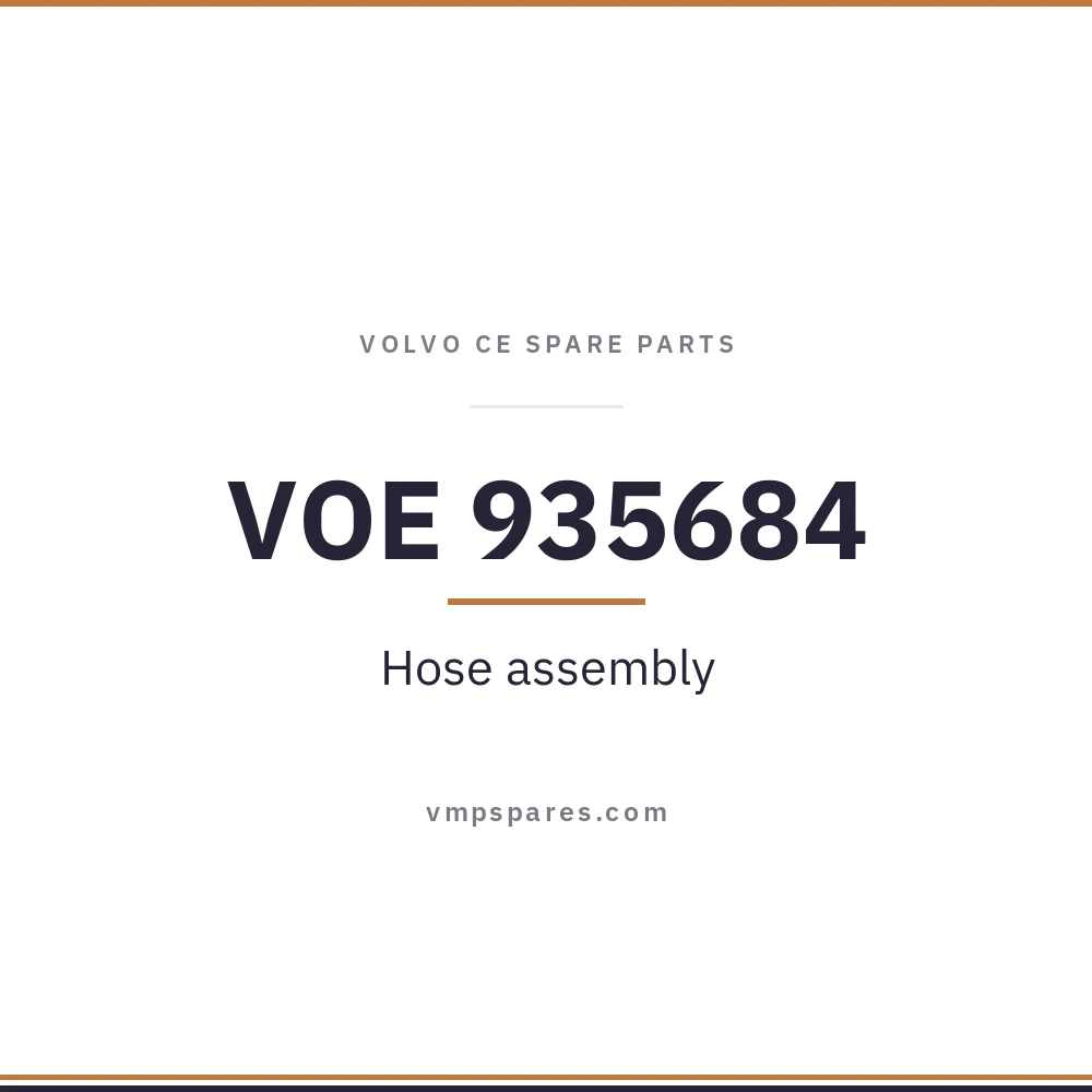 VOE 935684 – Hose assembly