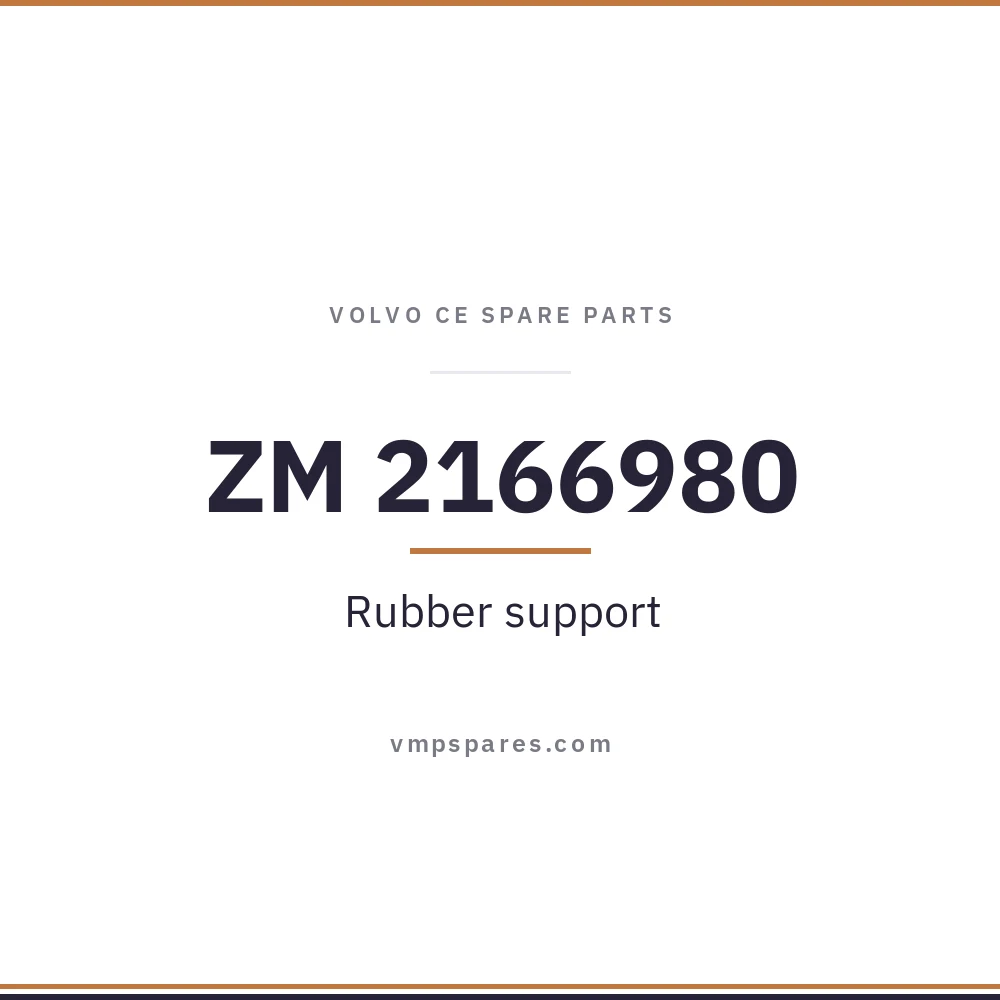 ZM 2166980 – Rubber support