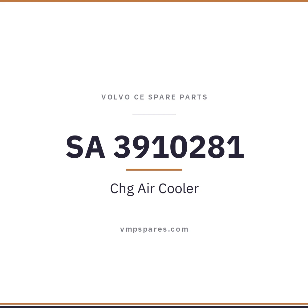 SA 3910281 – Chg Air Cooler