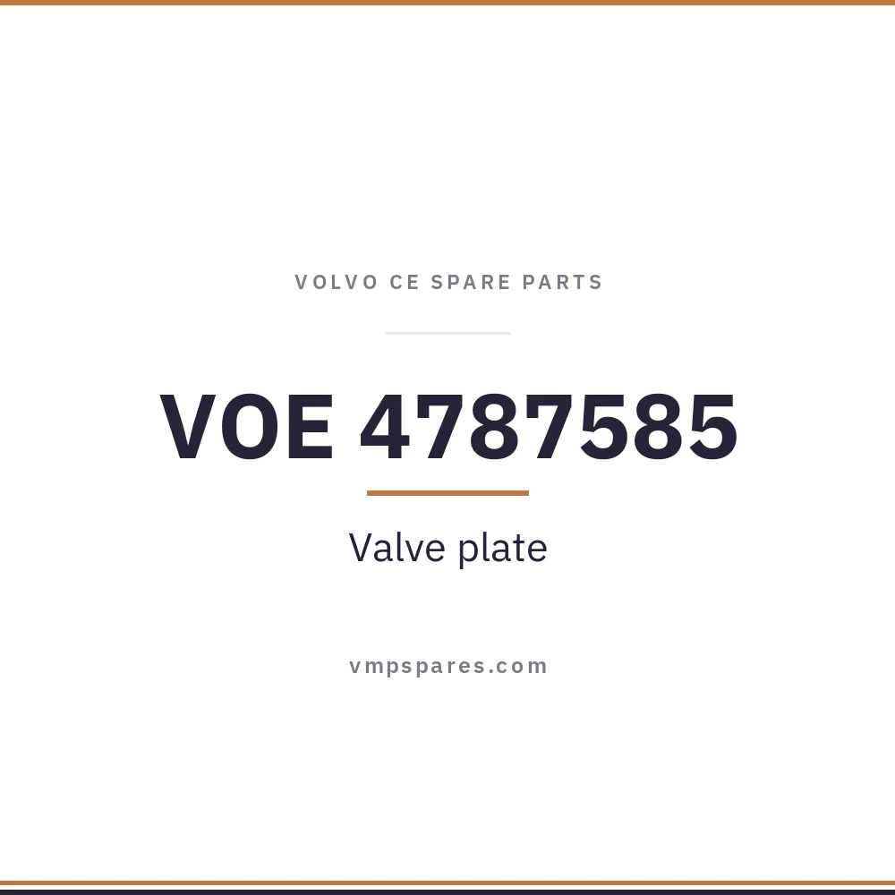 VOE 4787585 – Valve plate