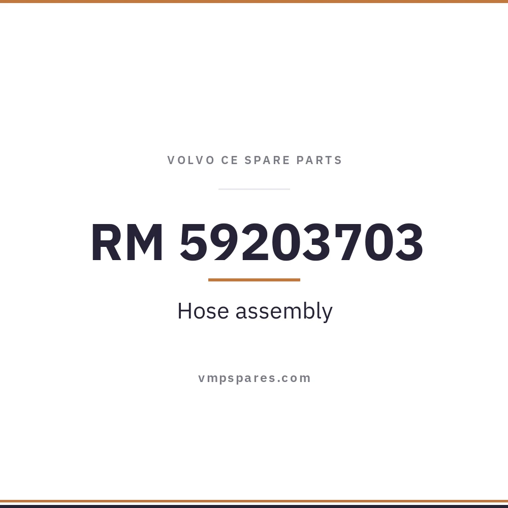 RM 59203703 – Hose assembly