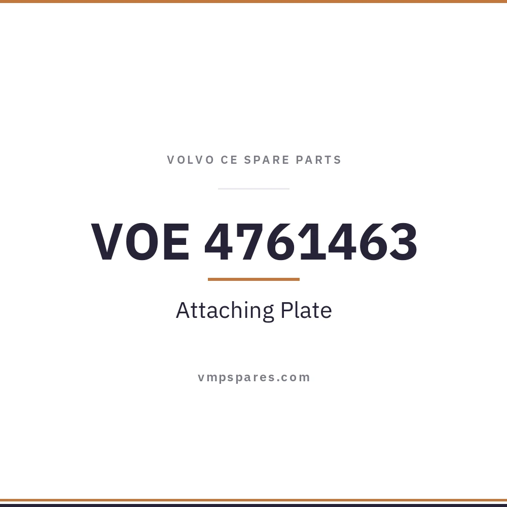 VOE 4761463 – Attaching Plate
