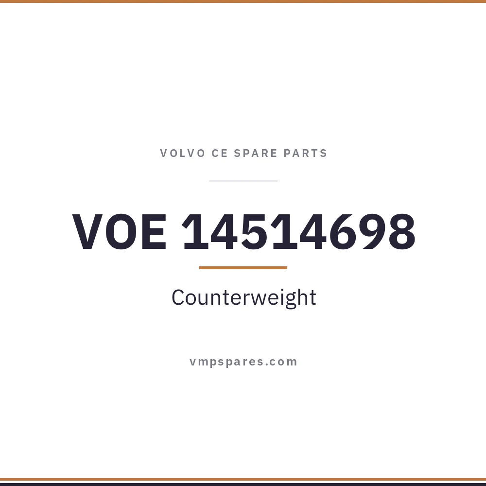 VOE 14514698 – Counterweight