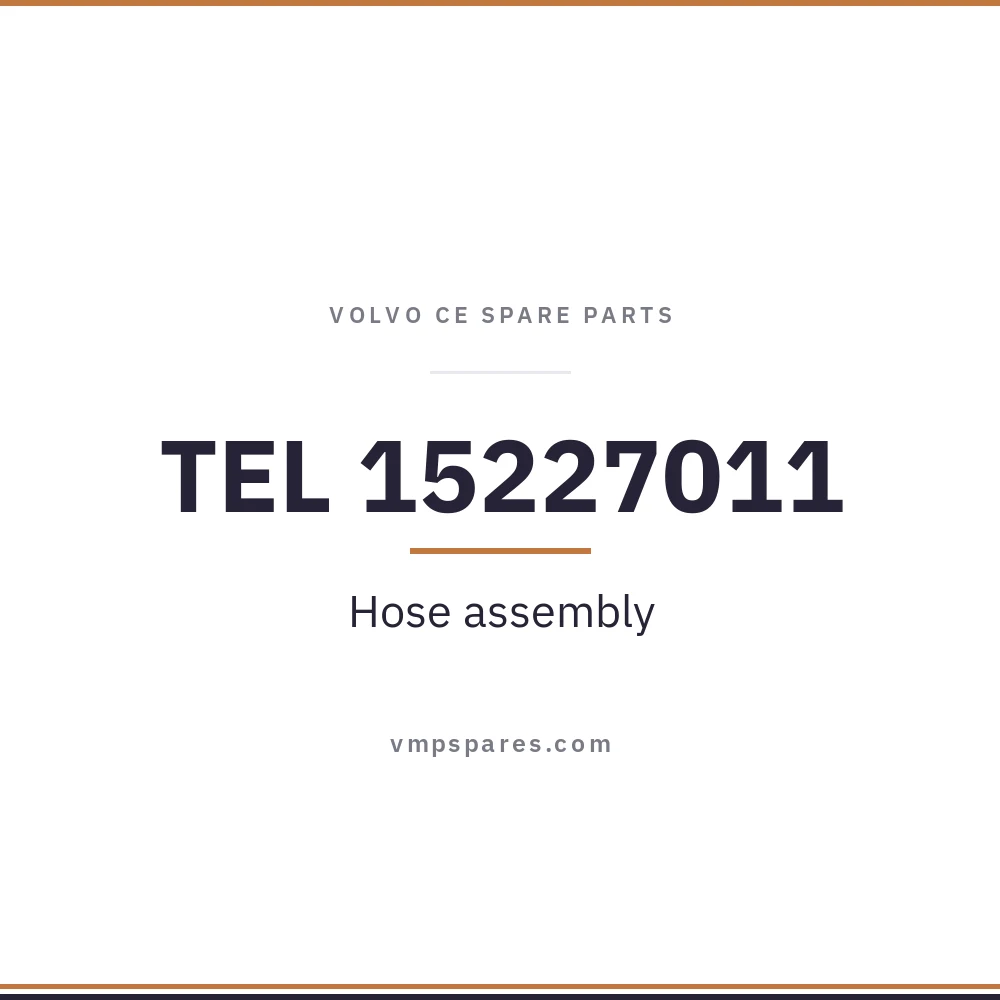 TEL 15227011 – Hose assembly