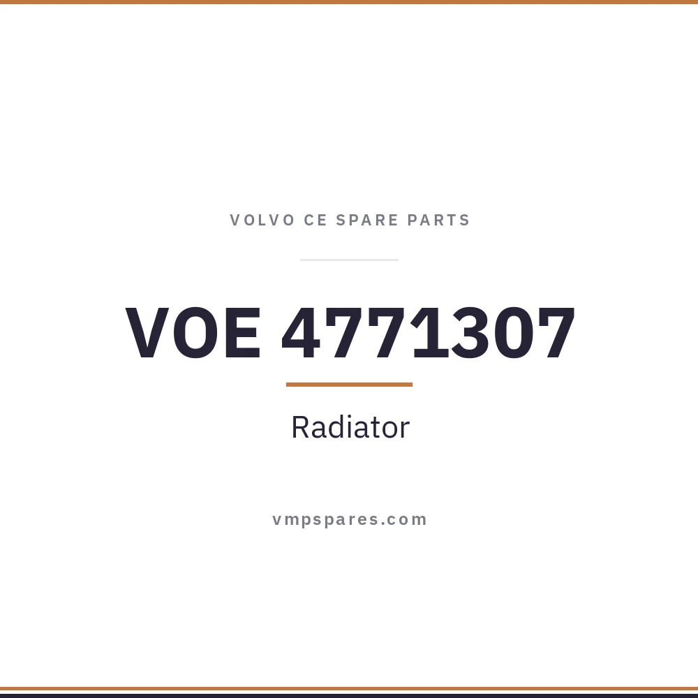 VOE 4771307 – Radiator