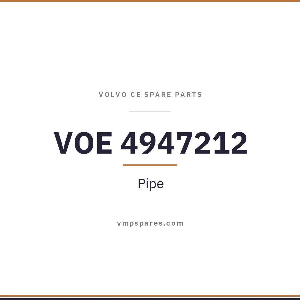 VOE 4947212 – Pipe