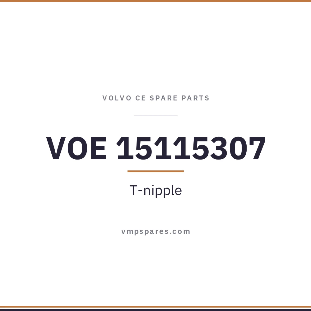 VOE 15115307 – T-nipple