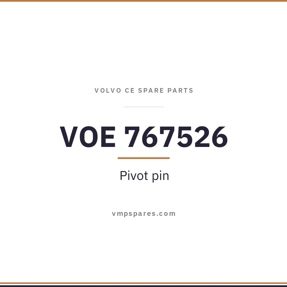 VOE 767526 – Pivot pin
