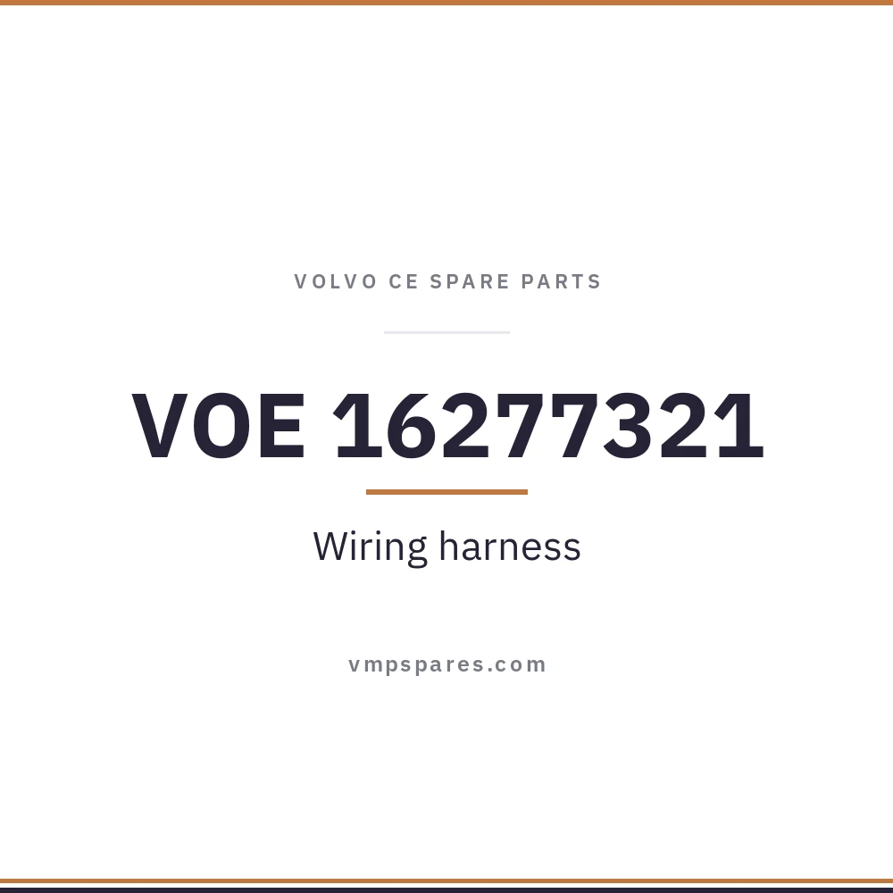 VOE 16277321 – Wiring harness