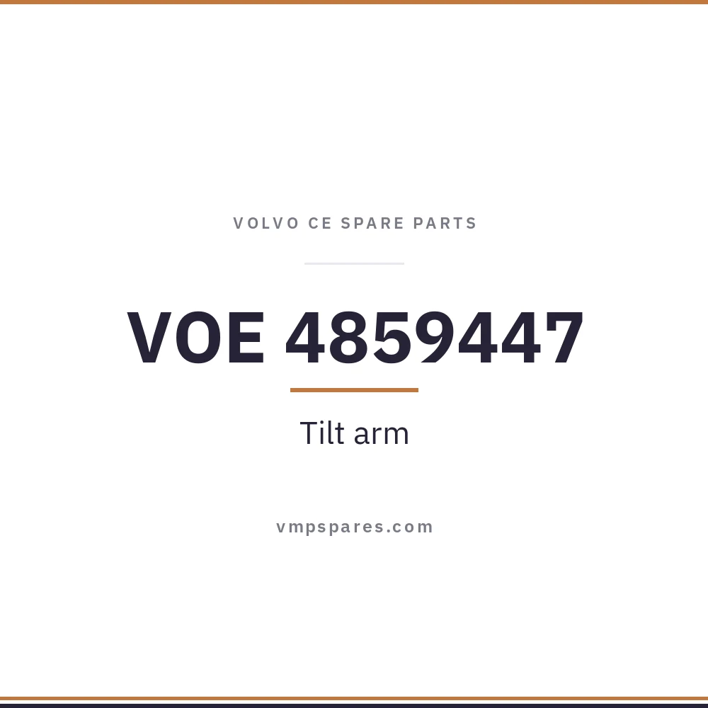 VOE 4859447 – Tilt arm
