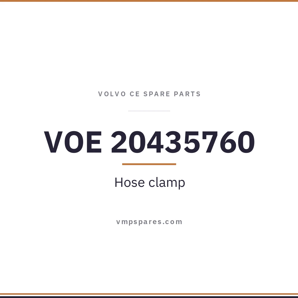 VOE 20435760 – Hose clamp