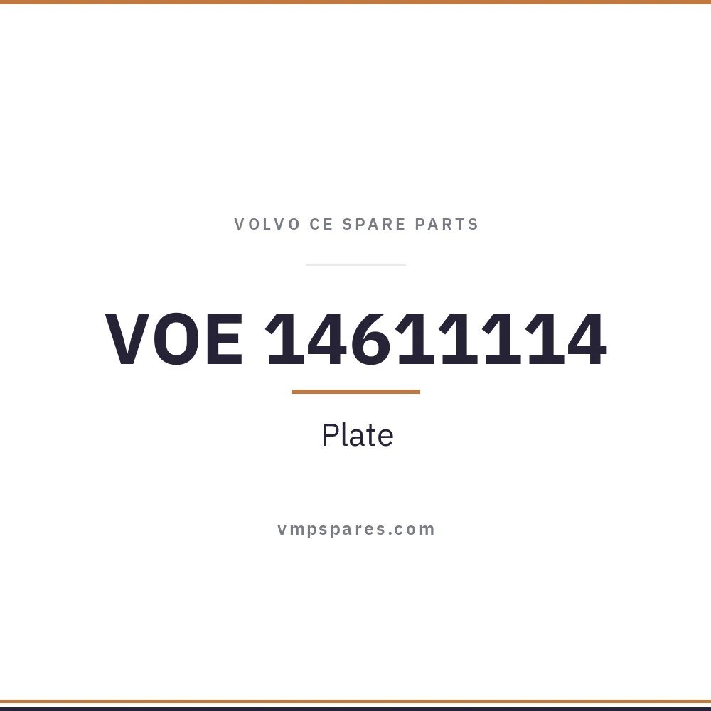 VOE 14611114 – Plate