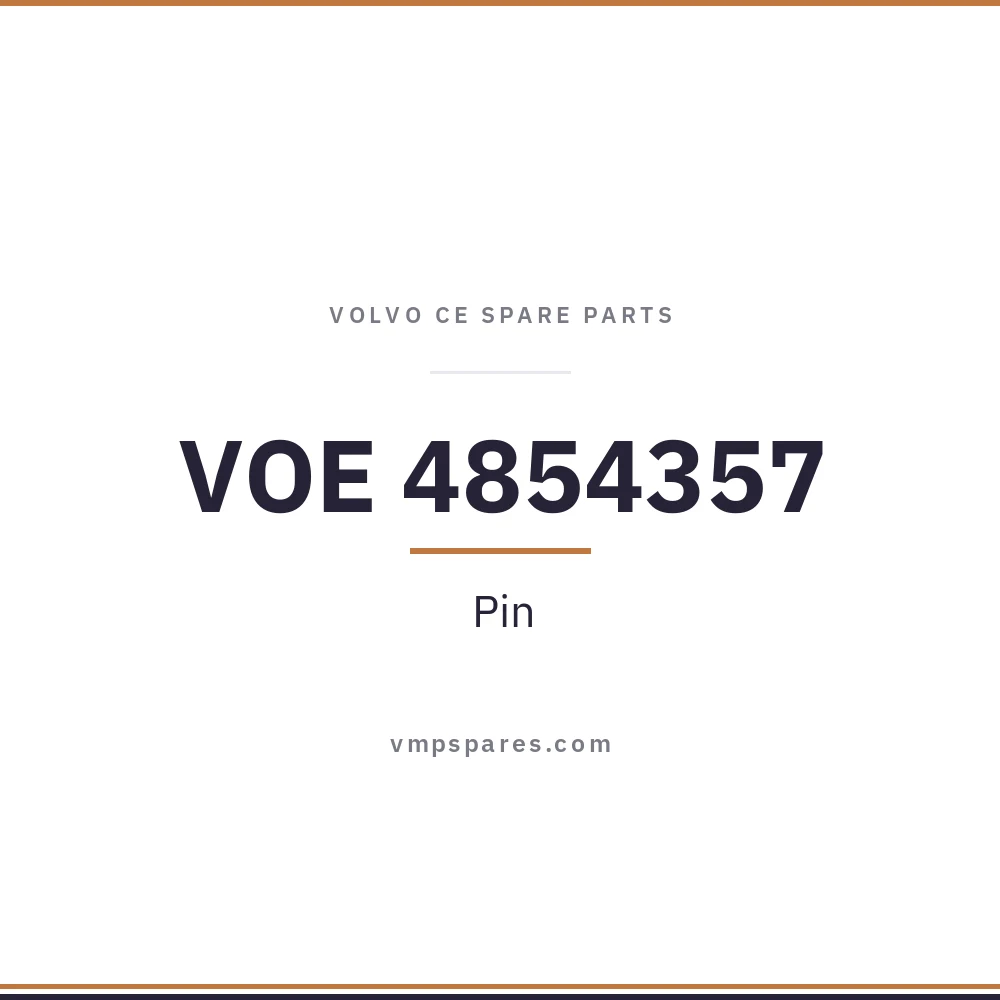 VOE 4854357 – Pin