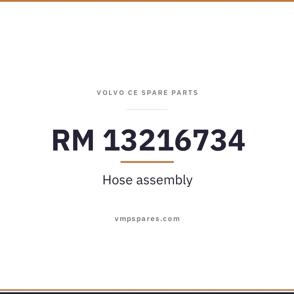 RM 13216734 – Hose assembly