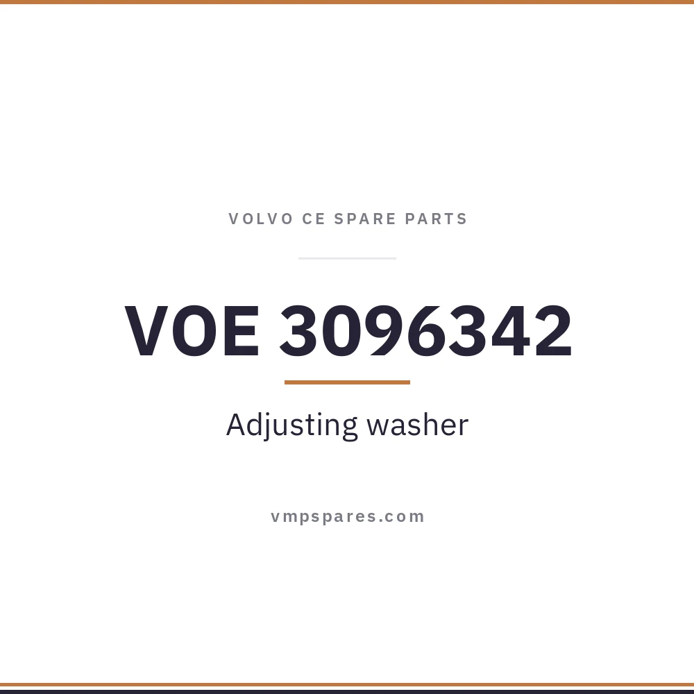 VOE 3096342 – Adjusting washer