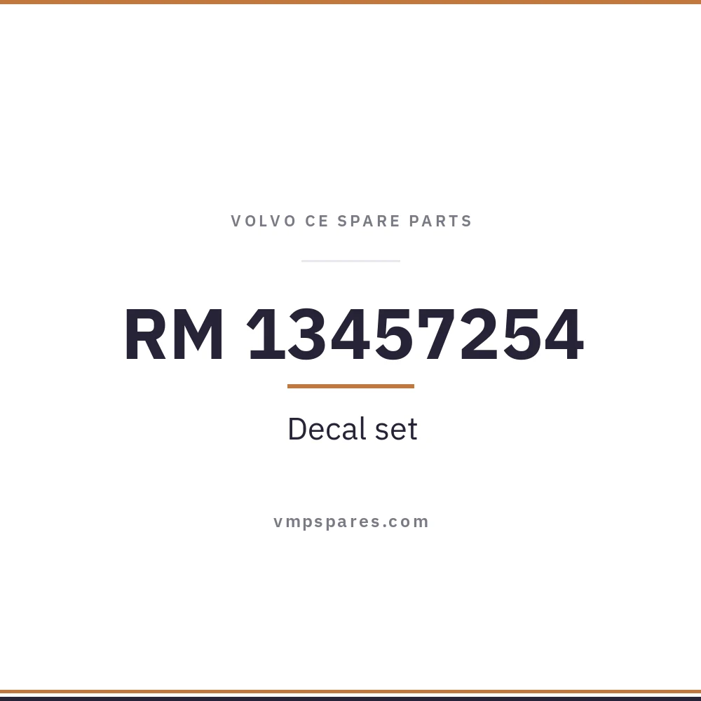 RM 13457254 – Decal set