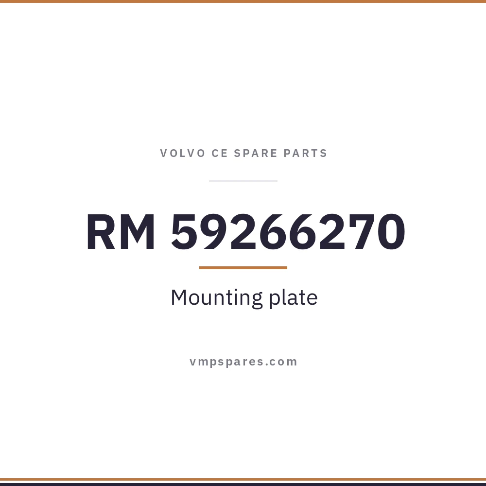 RM 59266270 – Mounting plate