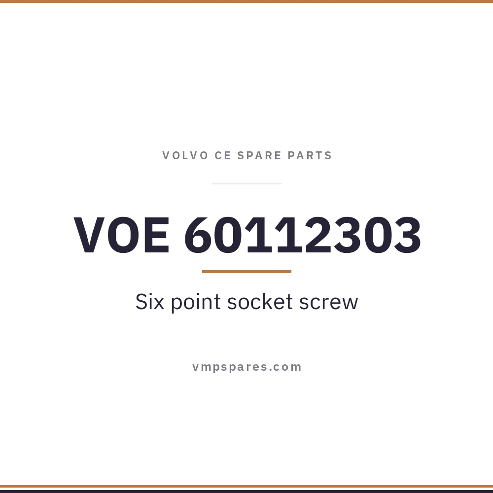 VOE 60112303 – Six point socket screw