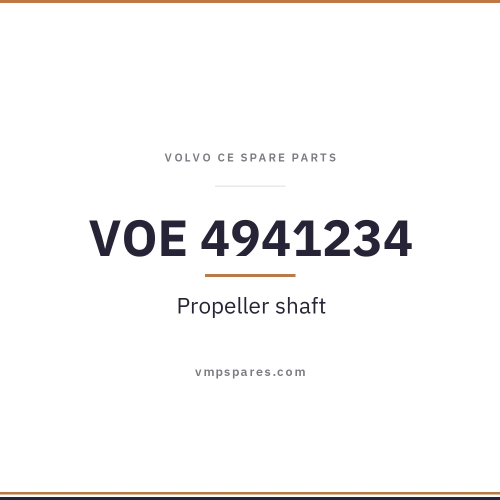 VOE 4941234 – Propeller shaft