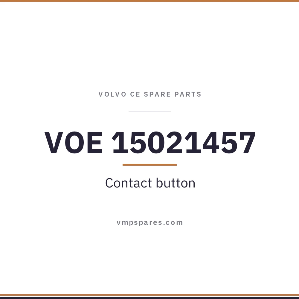 VOE 15021457 – Contact button
