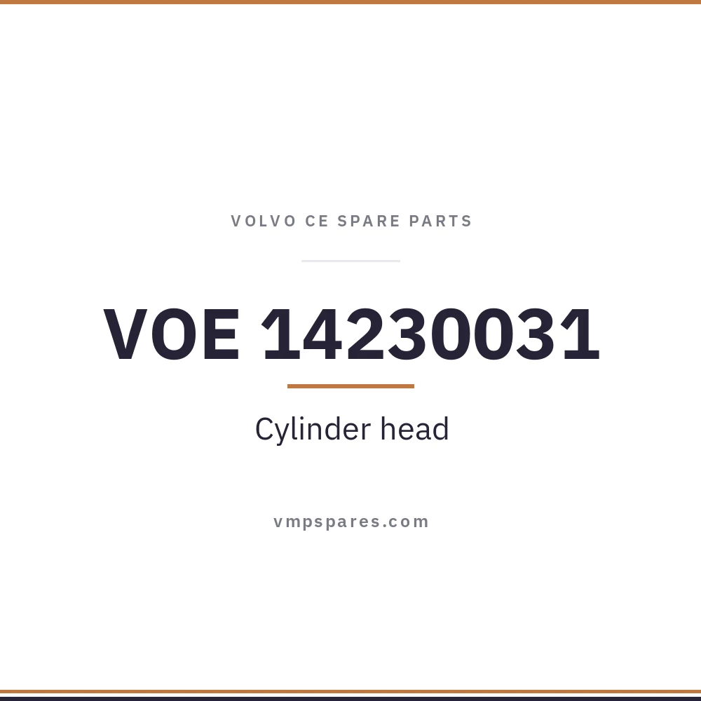 VOE 14230031 – Cylinder head