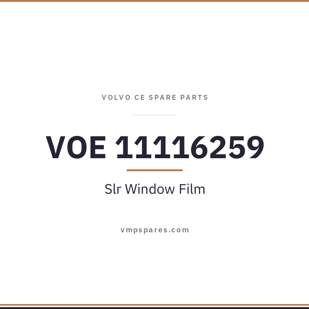 VOE 11116259 – Slr Window Film