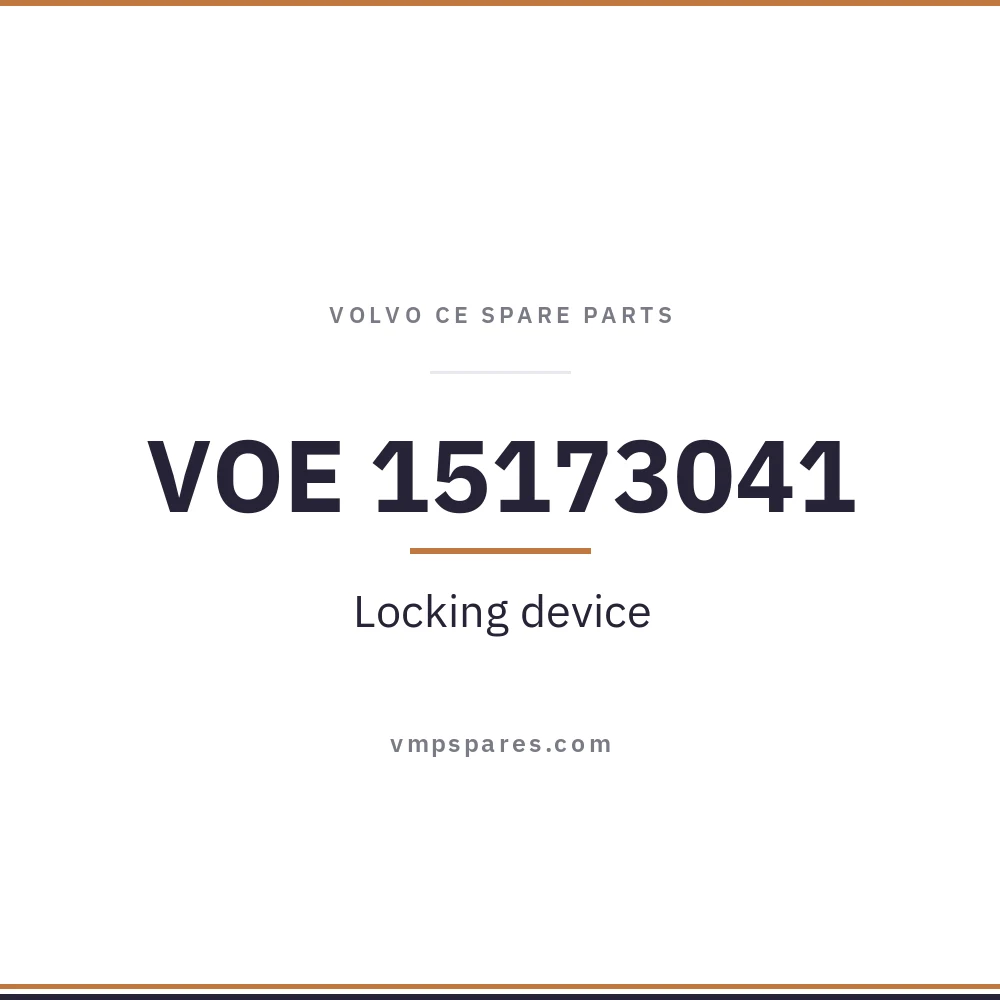 VOE 15173041 – Locking device